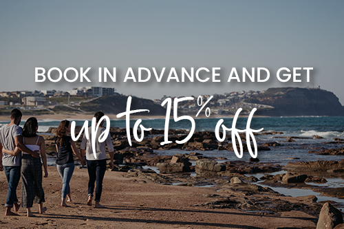 Up to 15% Off Book Early & Save